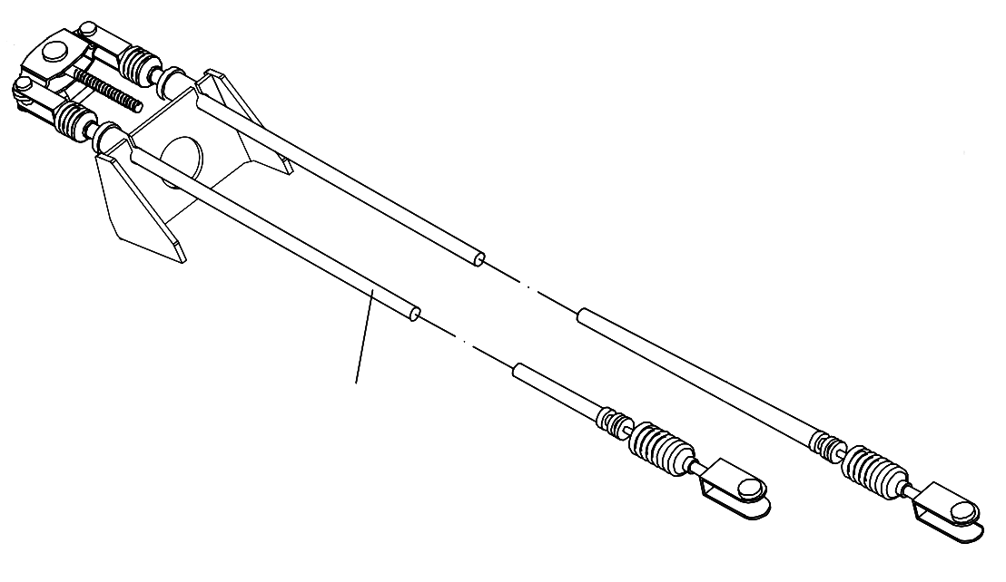 A627.6 Brake Pull Cable