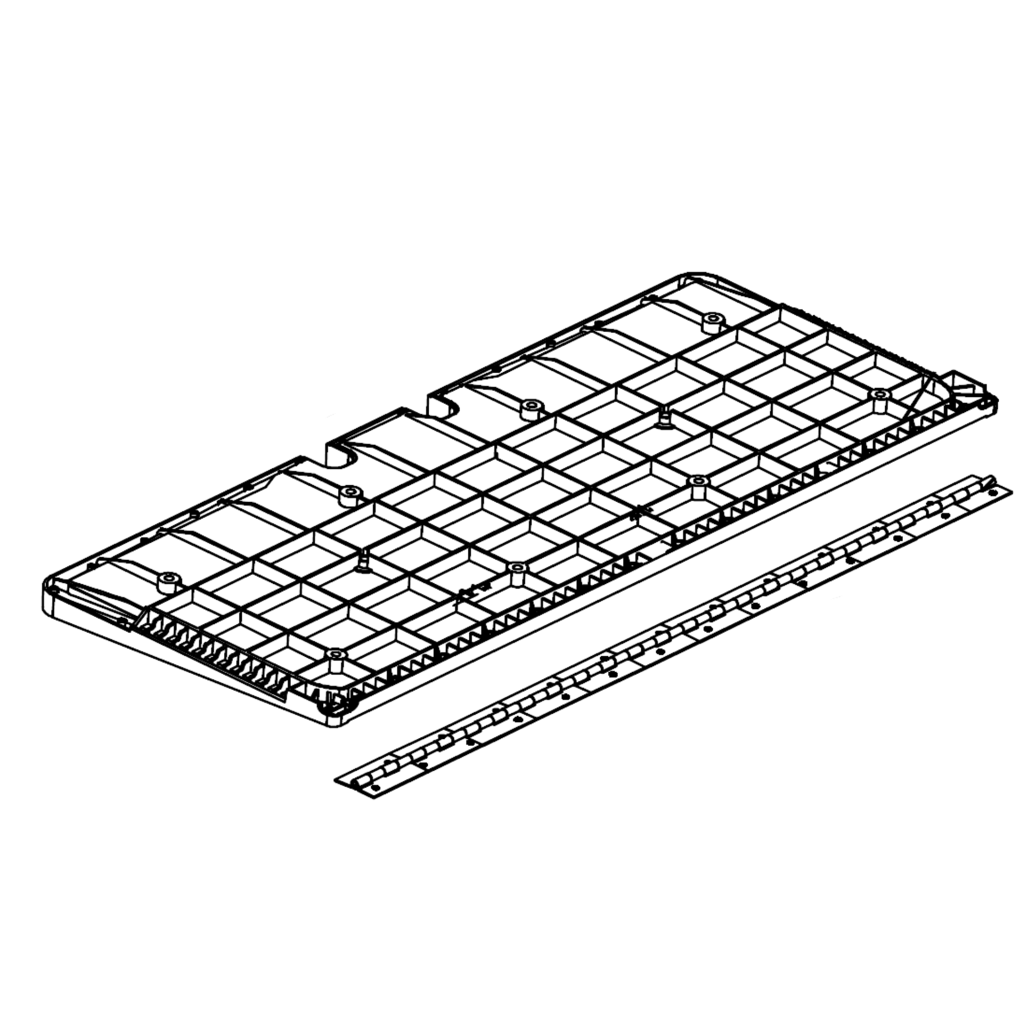 Foldable Rear Sear Turnorer Board Assy
