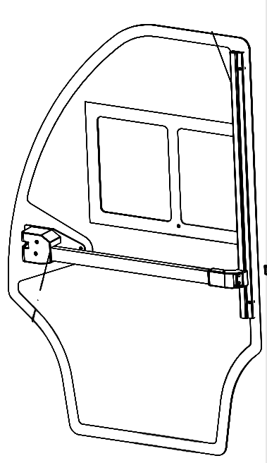 Right Door Glass (Logo)